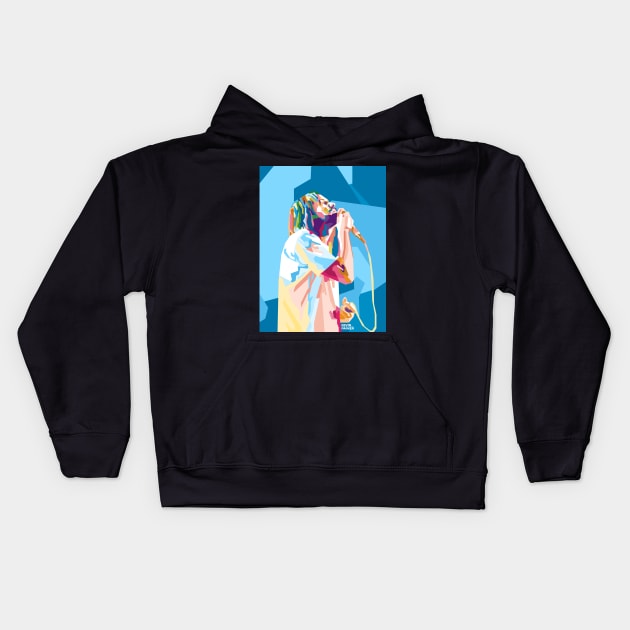 Kevin Parker in WPAP Kids Hoodie by smd90